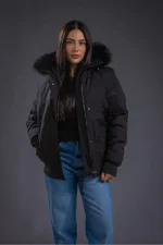 Aria Navy Women's Down Jacket