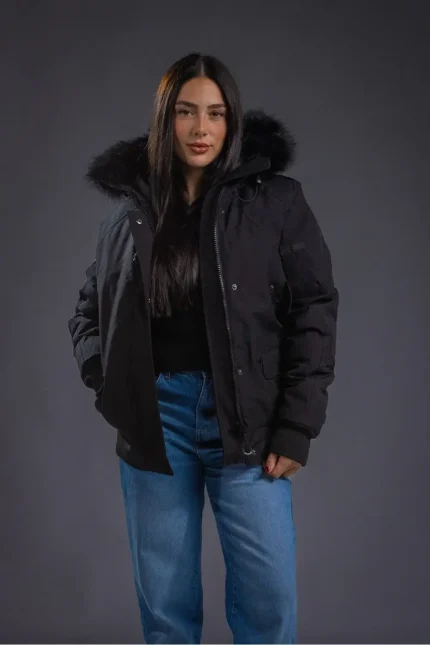 Aria Navy Women's Down Jacket
