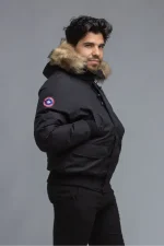 Aria Navy Down Jacket